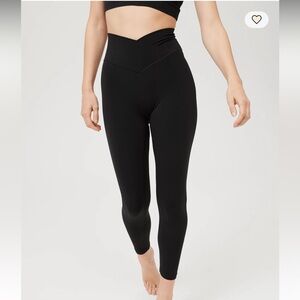 OFFLINE By Aerie Real Me High Waisted Crossover Black Legging XS